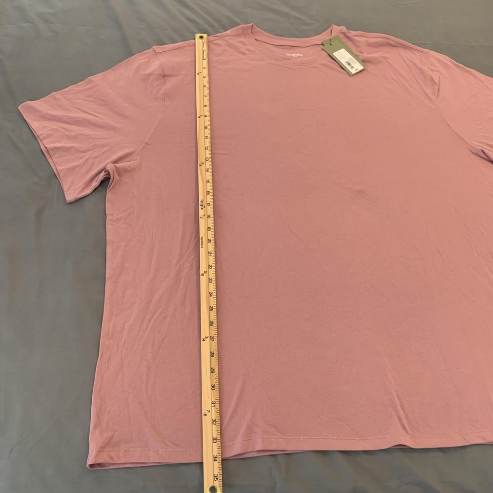Goodfellow Shirt Mens 4XL Old Rose Every Wear Tee Pink Short Sleeve Casual Soft‎ - Picture 6 of 8